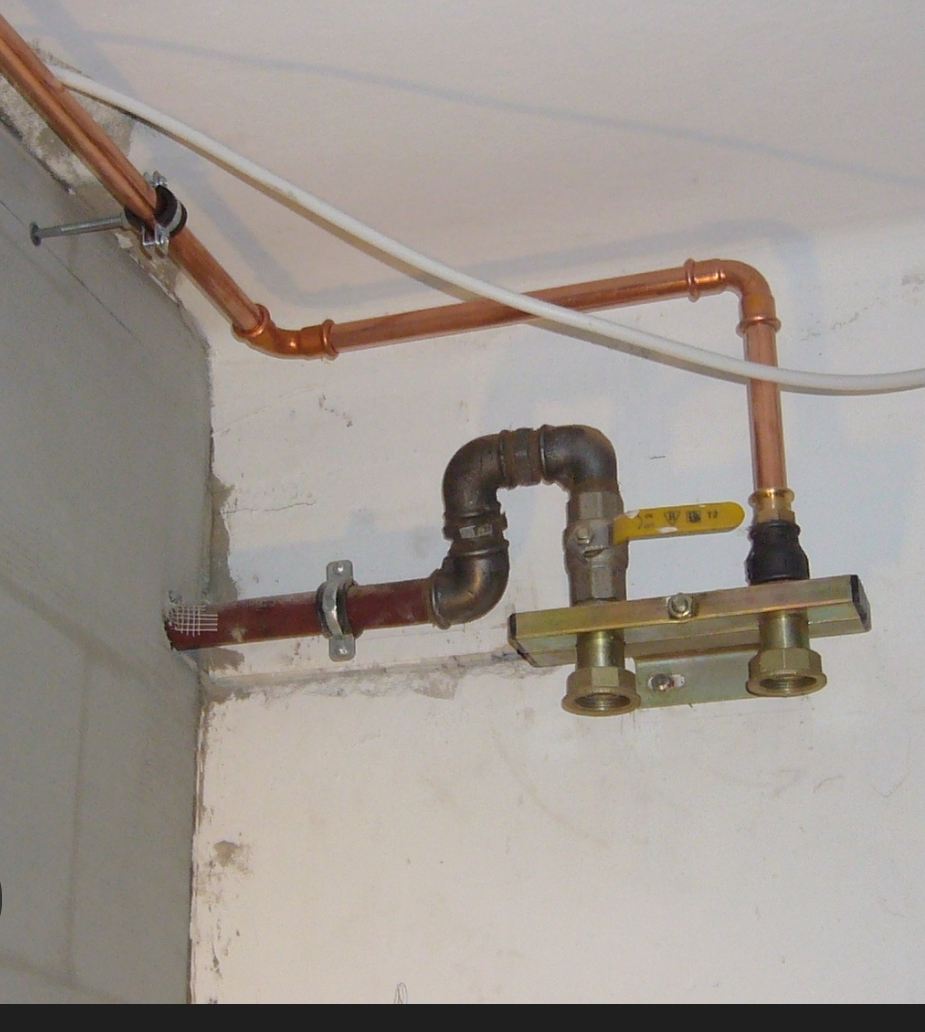 Nowa instalacja gazowa z miedzi z zaworem